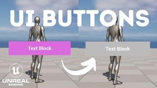 UI Design Unreal Engine 5  |  Making a Button  |  Hover State