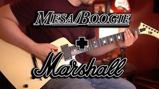 Mesa Boogie Slaved into a Marshall