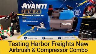 Test & Review Of Harbor Freight's New Airbrush And Compressor Combo - Is It Worth It ?