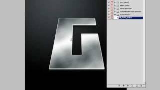 3D Metal Text effect Photoshop Tutorial - Photoshop Action for Metallic Style