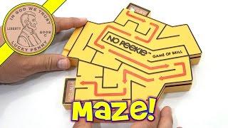 How To Play The Ideal Game No Peekie No Peekie Hidden Maze Vintage Game