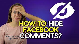 How to Hide a Facebook Comment