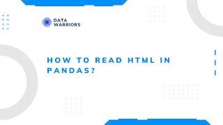 How to read Html into Pandas' DataFrame