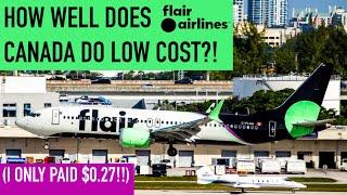 I Flew on Canada's BIGGEST Ultra Low Cost Carrier! - Flair Airlines Review