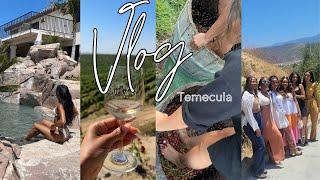 VLOG: Temecula Girls Trip | Grape Stomping, Wine Tasting, Pool Time | LovelyBryana