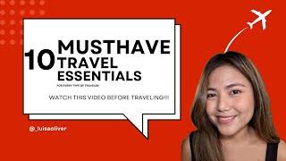 10 MUST-HAVE Travel Essentials for Every Traveler!! ️ | Luisa Oliver