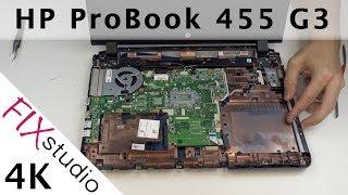 HP ProBook 455 G3 - disassemble [4K]