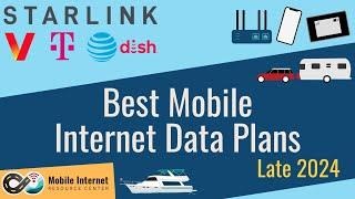 Top Cellular & Starlink Data Plans for RV & Boat Mobile Internet - Verizon, AT&T, T-Mobile