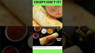 MASALA DOSA -#SHORTS
