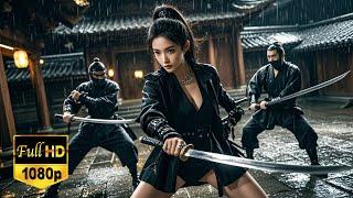 Kung Fu Movie！1,00 Japanese soldiers chased a beautiful woman, but she was actually a Kung Fu master