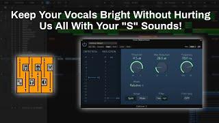 How To Use The DeEsser 2 Plugin (Logic Pro X) | Removing Unwanted "S" Sounds From Your Vocal