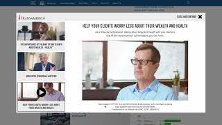 Responsive Ads Content Marketing Lightbox with Video (Transamerica)