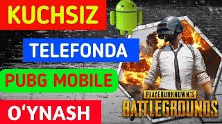 KUCHSIZ TELEFONDA PUBG MOBILE OʻYININI OʻYNASH Pubg Nastroyka Qilish