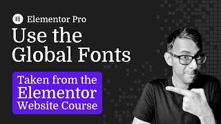 Elementor Global Fonts