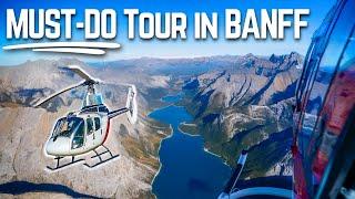 INCREDIBLE Helicopter Tour Over Banff National Park!