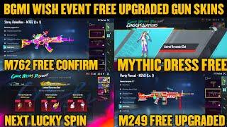  Bgmi M-762 Upgraded & M249 Free To Wish Event | Coming New Go Cyber Event | Free Mythic Dress Here