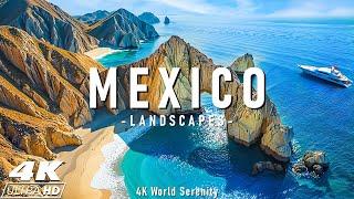 Stunning Mexico Scenery 4K - Relaxing Piano Music for Serenity and Peaceful Ambience.