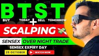 Live Intraday Trading || Sensex Expiry Scalping || 25th October || Option Buying / selling