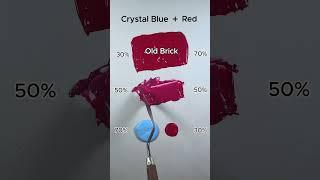 Mixing your favorite color #colormixing #relaxing #colortheory #asmr #art
