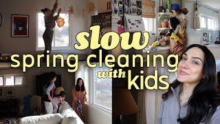 REALISTIC Spring Cleaning with KIDS