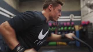 Using Exercise Bike at the Gym (4K Stock Footage)