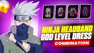 FREE FIRE NINJA HEADBAND GOD LEVEL DRESS COMBINATION ️NO TOP UP DRESS COMBINATION MAD HYPER GAMING