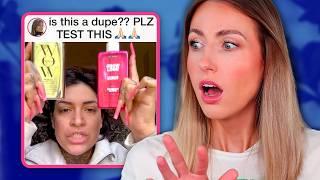 Testing Expensive Makeup vs. VIRAL DUPES *save your $$$$*