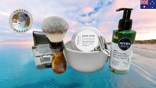 Holiday Shave || Verde Bath&Body Shave Soap Bar | Yaqi "Cola" 22mm | Yaqi Adjustable Prototype V1