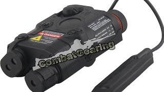 CombatGearing.com - PEQ-15 Laser Aiming Device w/ Flashlight - BK