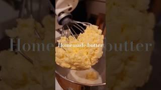 Homemade butter tutorial #butter #baking #butterpancakes #homemade #homecooked #fromscratch