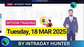 Live Bank Nifty Option Trading  | Intraday Trading by Intraday Hunter