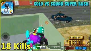 Solo vs Squad Super Rush Gameplay | PUBG MOBILE LITE