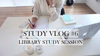 STUDY VLOG #6 - Library Study Session