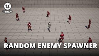 How to Make a Random Enemy Spawner in Unreal Engine 5