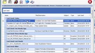 Crystal Reports Language Translation (DataLink Viewer or CUT Light)