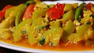 ভিন্নস্বাদের ডিম দিয়ে লাউ এর তরকারি | Dim diye Lau Curry