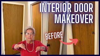 Interior Door MAKEOVER  Make Your CHEAP HOLLOW CORE Doors Look EXPENSIVE  DIY Tutorial #budget