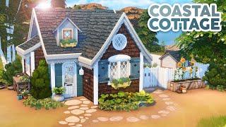 Tiny Coastal Cottage // The Sims 4 Speed Build