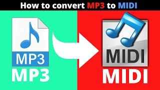 How to convert MP3 to MIDI online Free / Best MP3 to MIDI converter