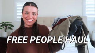 FREE PEOPLE HAUL | transitional pieces for warm fall days!