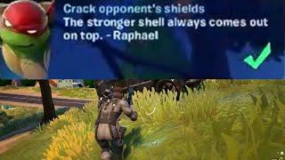 Crack opponent's shields Fortnite