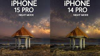 iPhone 15 Pro VS iPhone 14 Pro Night Mode Camera Test