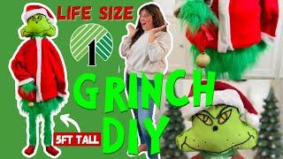  Grinchmas Dollar Tree DIY! How to create a *LIFE SIZE* Grinch for the holidays!