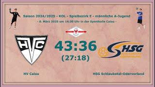 A-Jugend: HV Calau – HSG Schlaubetal-Odervorland 43:36 (27:18) mit Meisterehrung