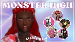 Creating EVEN MORE Monster High Dolls in the Sims 4 ️