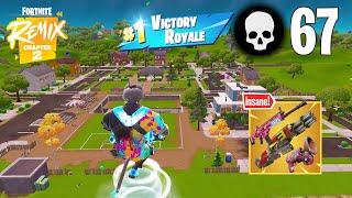 67 Elimination Solo Vs Squads Wins Gameplay (Fortnite Chapter 2 Remix PS4 Controller)