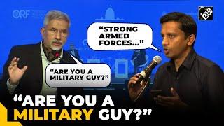 “Are you a military guy?” Jaishankar’s question to a person stuns audience in Raisina Dialogue 2024