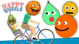 ANNOYING ORANGE HAPPY WHEELS LEVELS!! (Supercut)