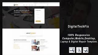 Digital Tech Fix - Multipurpose Mobile, Computer, Electronic Servicing and Repairing HTML Template