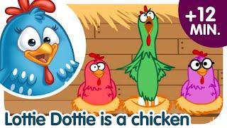 Hindi Rhymes For Kids | Lottie Dottie Hai Ek Murgi | Lottie Dottie Is A Chicken